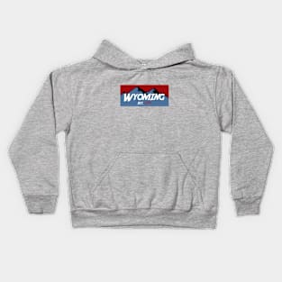 Wyoming Mountains Kids Hoodie